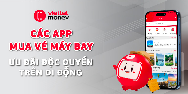 các app mua vé máy bay
