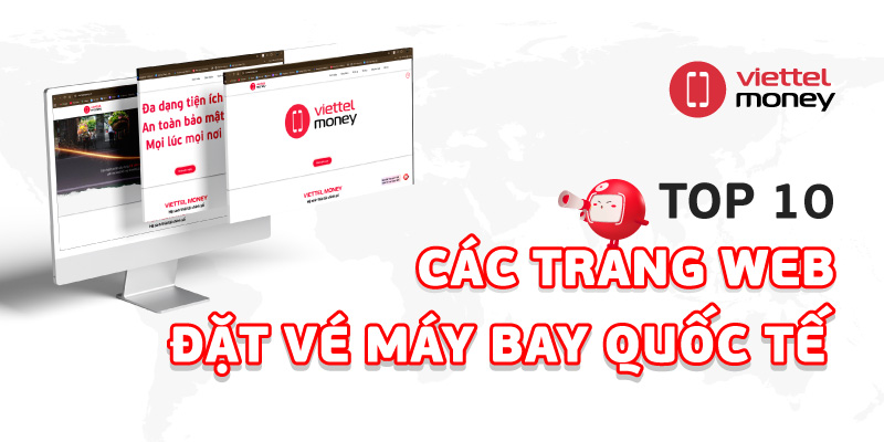 các trang web đặt vé máy bay quốc tế