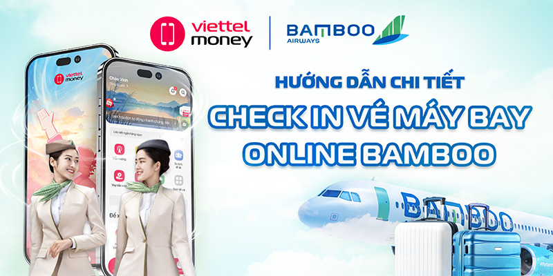 check in vé máy bay online Bamboo