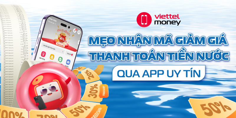 mã giảm giá thanh toán tiền nước