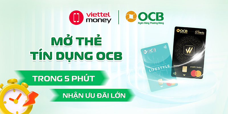 mở thẻ tín dụng OCB