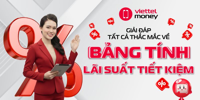 bảng tính lãi suất tiết kiệm