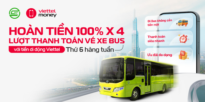 Mua vé xe buýt khuyến mãi