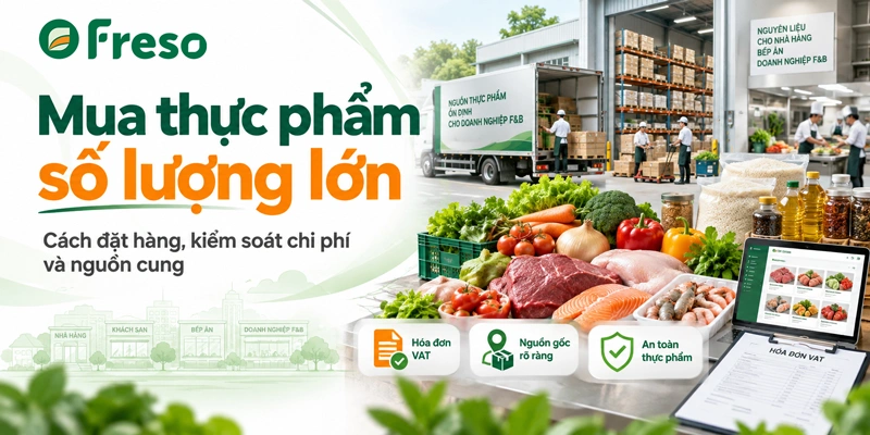 Mua thực phẩm số lượng lớn