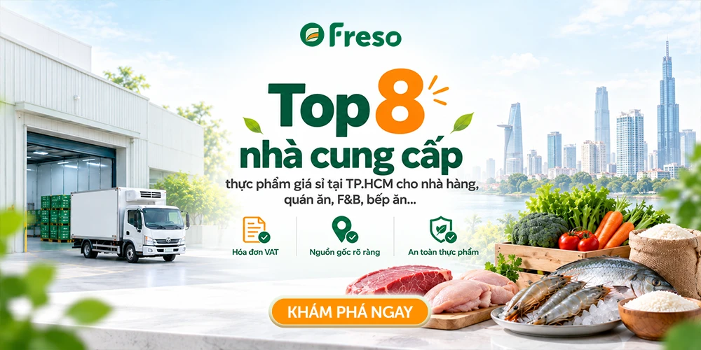 Top 8 nhà cung cấp thực phẩm giá sỉ tại TP.HCM